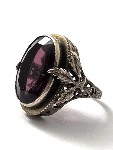 Vintage art deco ring - art,