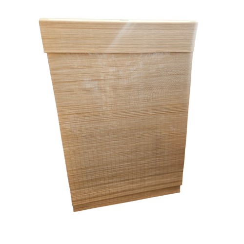 Cordless bamboo roman shades - bamboo,