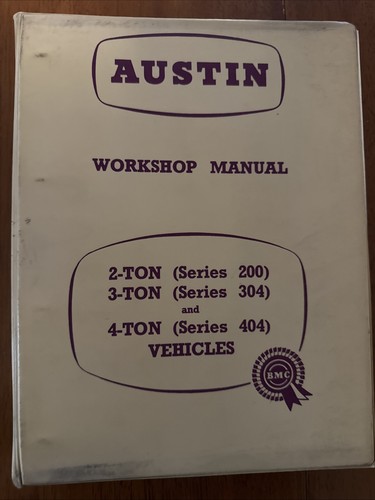 Austin workshop manual series - austin,