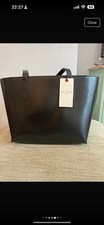 Ted Baker Black Leather Handbag Shoulder Bag New with Tag. Never Used with Tags