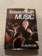 Edward Heath Rare Signed Book