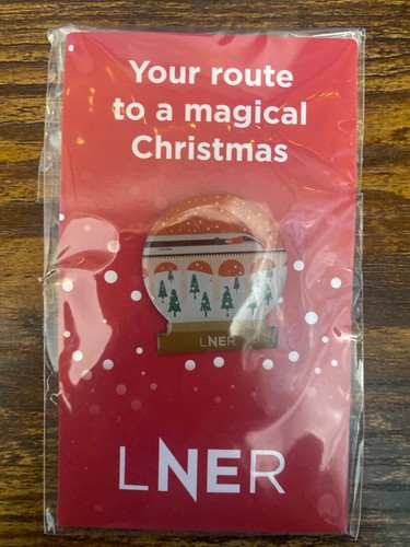 Lner christmas badge - christmas,