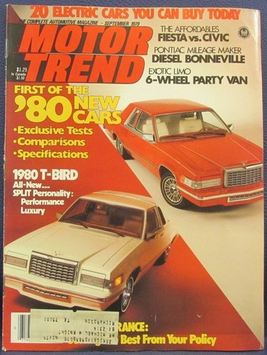 Motor trend magazine sept 1979 - trend,