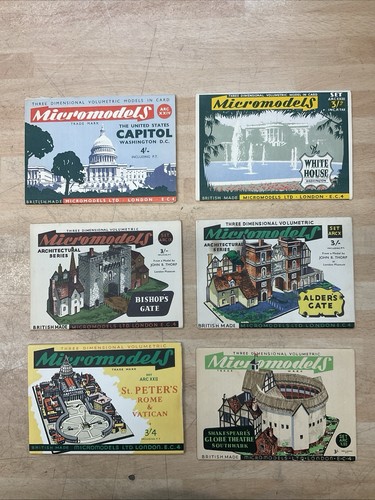 Micromodels card vintage - micromodels,