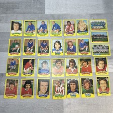 Red back football cards - football,