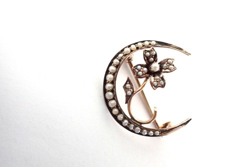 Vintage art nouveau - 10k, gold