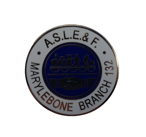 Aslef railway badge - /,