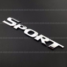 Car Styling 3D ABS Chrome Logo Sticker SPORT Emblem Badge Door Decal Accessory