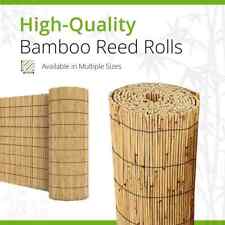 8-10mm Thick Bamboo Screening Roll Garden Peeled Natural Reed Fence Panel Slat