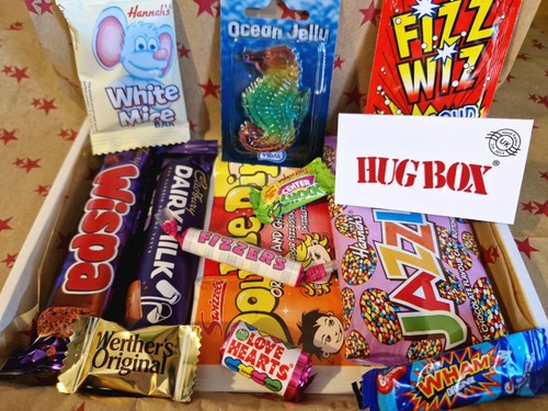 Hug box gift idea - with, sweets