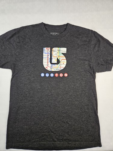 Mens medium burton tshirt - burton,