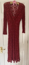 Karen Cole Red  Lace Dress