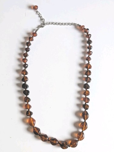 Vintage amber style beaded - vintage,