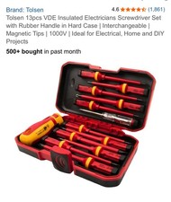 Tolsen 13 Piece Precision Screwdriver Set 38016