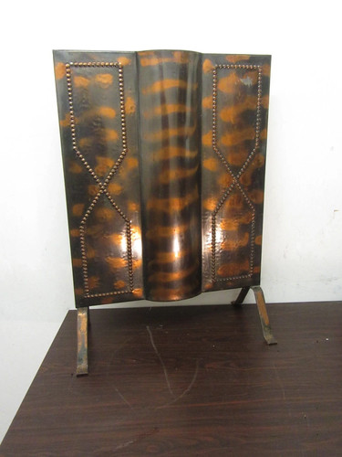Antique arts crafts brass - brass, fire