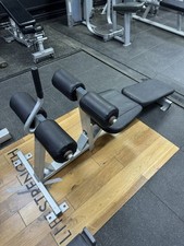 HAMMER STRENGTH ADJUSTABLE DECLINE AB ABDOMINAL BENCH GYM EQUIPMENT LIFE FITNESS