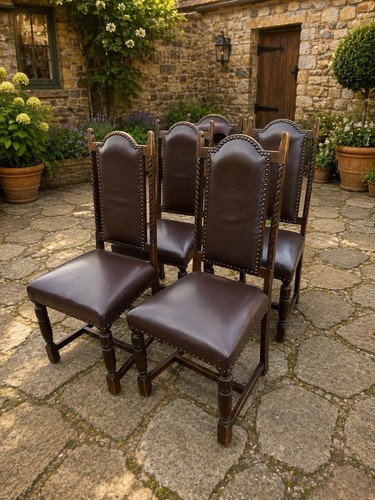 Antique reproduction oak set - reproduction,