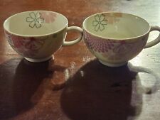 2x PORTMEIRION CERAMIC COFFEE CUP CRAZY DAISY PATTERN