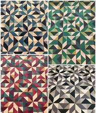 Iliv/SMD Geometric ACUTE, BCI Cotton Fabric.For Upholstery/Curtains/Crafts.