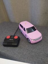 GIRLS PINK RANGE ROVER RADIO REMOTE CONTROL CAR LED LIGHTS FAST SPEED 1/16