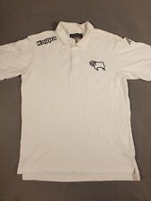 Kappa Derby Shirt Adult Medium White Logo RAM Football Polo Top Mens