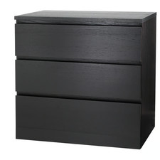 IKEA MALM 3 Drawer Chest of