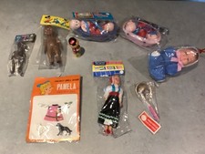I. Vintage mixed dolls toys, retro, 1970s, hong kong, clones,joblot,bundle