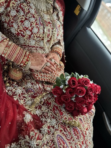 Women red bridal - women's,