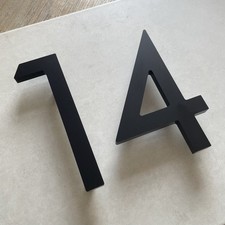 House Number Large Floating 6