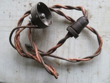 VINTAGE CLASSIC LUCAS SPOT FOG LIGHT PLUG AND LOOM  N.O.S