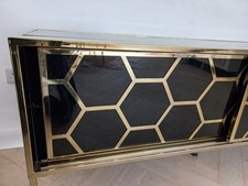 Sideboard Black & Gold Storage