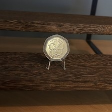 2009 Isle of Man 🇮🇲 Christmas 50p Xmas Fifty Pence Five Gold Rings Circulated