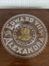 Antique pressed glass 26cm - pressed,