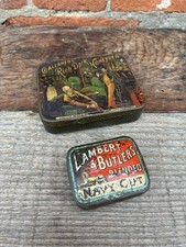 Pair Of Early Tobacco Tins