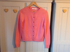Lovely Ladies Pink JOHN LEWIS 100% CASHMERE Cardigan Size 14