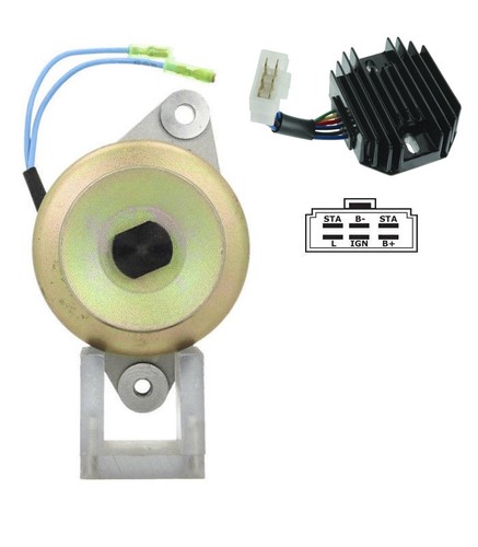 Dynamo with regulator replaces - regulator,