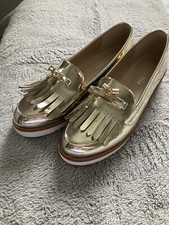 womens gold shoes size 40