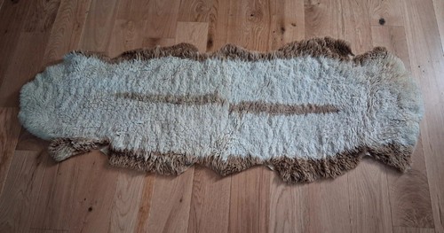 Long sheepskin rug - long, sofa