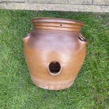 Large Garden Strawberry Planter Flower Pot Patio Tub Sandstone colour