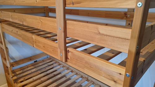 Ikea single wooden pine - wooden, bunk