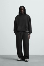 ZARA Basic Wide Leg Joggers in