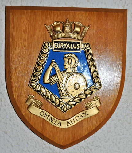Hms euryalus wall - euryalus, shield