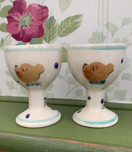 Egg cups teddy bear design - teddy,