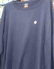 LE BREVE CREW NECK JUMPER NAVY