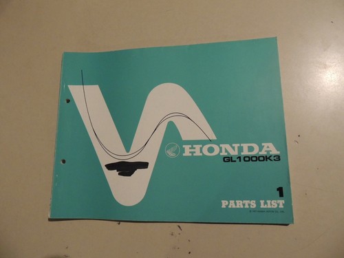 Parts list catalog honda - list, gold