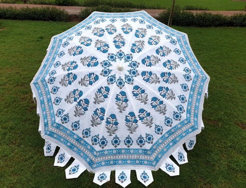 Large hand block printed - hand,