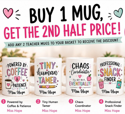Personalised teacher mug - teacher,