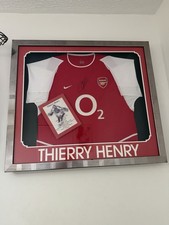 Thierry Henry Signed 2003/04 Arsenal Shirt INVINCIBLE season