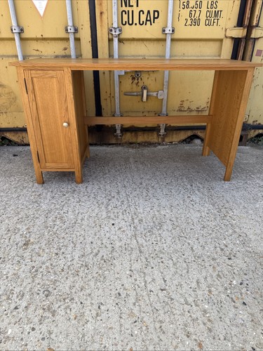 Solid oak desk with - solid,