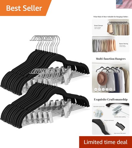 Skirt hangers pack velvet - skirt, 24